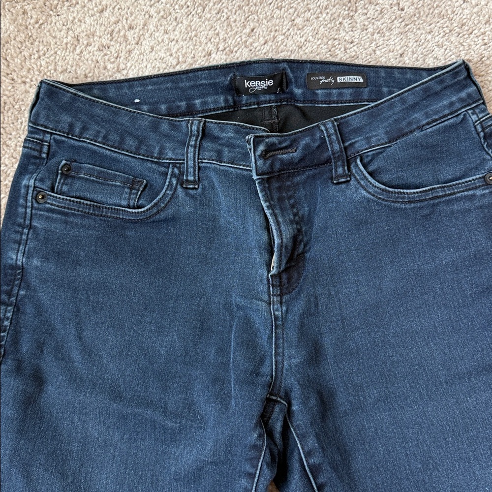 Kenzie Jeans Women's Dark Blue Skinny jeans, size6/28 - Picture 2 of 6